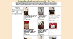 Desktop Screenshot of falorbags.com